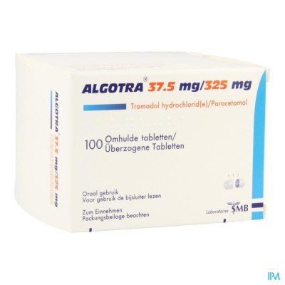 Algotra Comp Omhulde 100 X 325mg/37,5mg