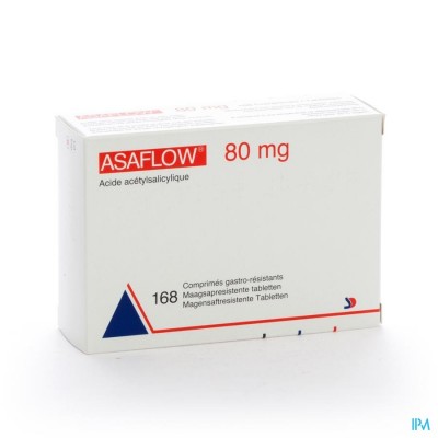 Asaflow 80mg Maagsapres Comp Bli 168x 80mg