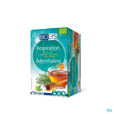 Biolys Tijm Eucalyptus Honing Zakje 24