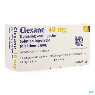 Clexane Spuit Inj 10 X 40mg/0,4ml